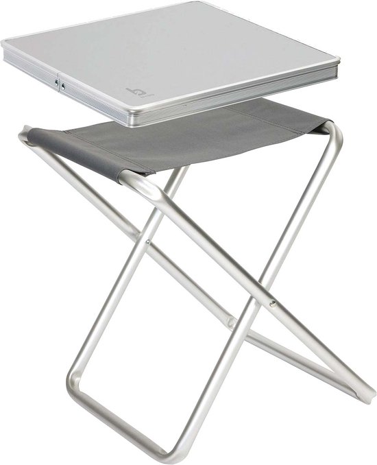 Bo-Camp - Krukje + oplegblad - Inklapbaar - Grijs van Merkloos