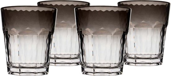 Bo-Camp - Limonade glas - Smoke - 200 ml - 4 Stuks van Bo-Camp