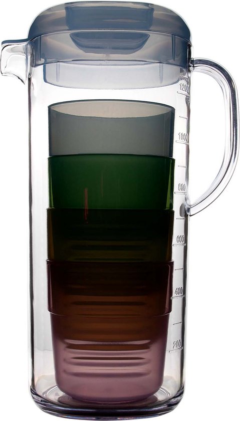 Bo-Camp - Limonade kan - Met 4 glazen van Bo-Camp