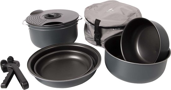 Bo-Camp - Pannenset - Camping - 7-Delig - Aluminium van Bo-Camp