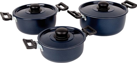 Bo-Camp - Pannenset - Rondo - 3-Delig - Aluminium van Bo-Camp