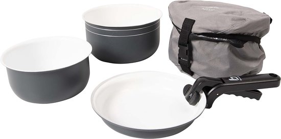 Bo-Camp - Pannenset - Trekking - 5-Delig - Keramische coating - Aluminium van Bo-Camp