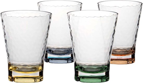 Bo-Camp - Pastel - Waterglas - Arbois - 350 ml - 4 Stuks van Bo-Camp