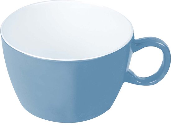 Bo-Camp - Soepkom - Two-Tone - Melamine - 4 Stuks - Blauw van Bo-Camp