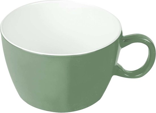 Bo-Camp - Soepkom - Two-Tone - Melamine - 4 Stuks - Groen van Bo-Camp