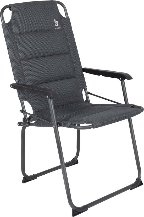 Bo-Camp - Stoel - Copa Rio - Comfort XXL Air - Gepolsterd - Grijs van Bo-Camp
