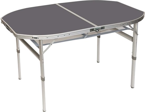Bo-Camp - Tafel - Ovaal - Koffermodel - 120x80 cm van Bo-Camp