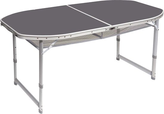 Bo-Camp - Tafel - Ovaal - Koffermodel - 150x80 cm van Bo-Camp