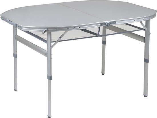 Bo-Camp - Tafel - Premium - Ovaal - Koffermodel - 120x80 cm van Bo-Camp