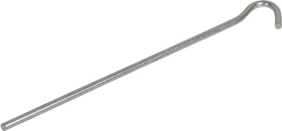 Bo-Camp - Tentpen - Open oog - 10 Stuks x 18 cm - Gegalvaniseerd staal