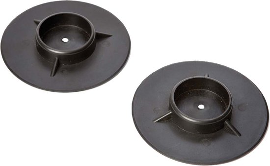 Bo-Camp - Tentstokvoet - Groot - Ø 10 cm - 2 Stuks van Bo-Camp