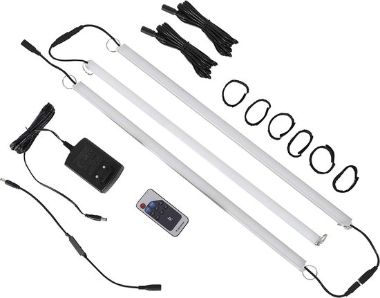 Bo-Camp - Tentverlichting - Slim Tube - 3 LED strip - Dimbaar - 22W van Bo-Camp