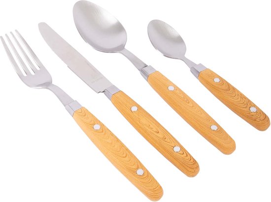 Bo-Camp - Urban Outdoor - Bestekset - Haggerston - 4 Personen - 16-Delig van Bo-Camp