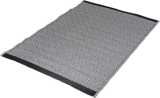 Bo-Camp - Urban Outdoor - Chill mat - Kingston - Beach - Zwart/wit van Bo-Camp