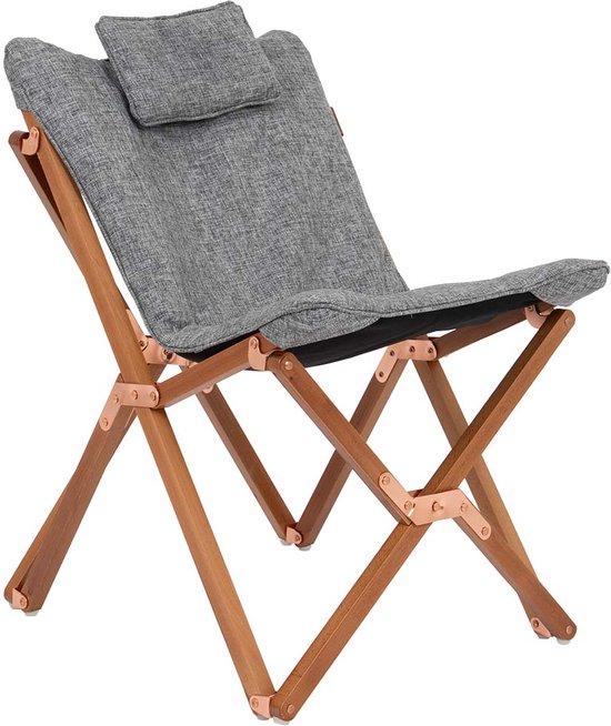 Bo-Camp - Urban Outdoor - Relaxstoel - Bloomsbury - S - Oxford polyester - Grijs van Bo-Camp