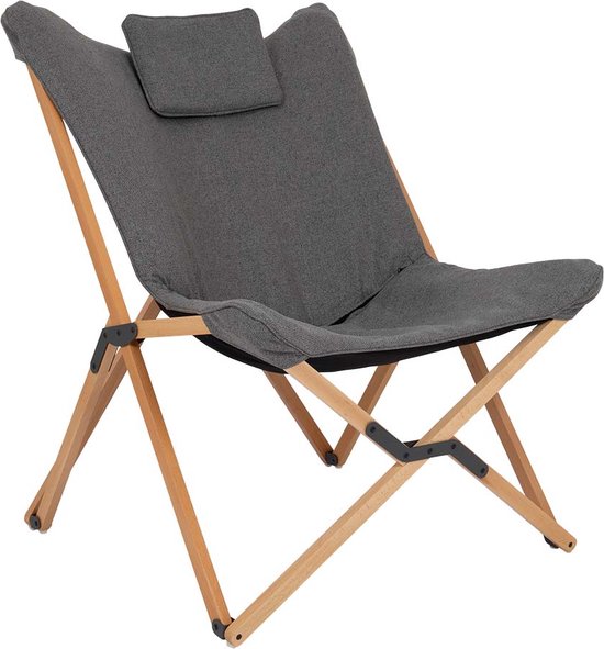 Bo-Camp - Urban Outdoor - Relaxstoel - Wembley - L - Nika - Grijs van Bo-Camp