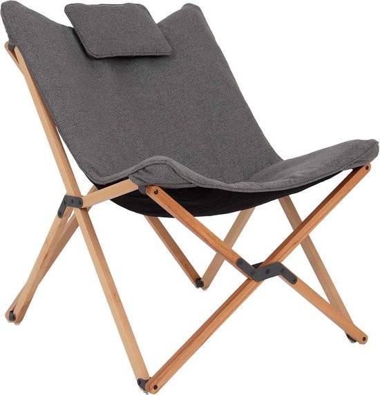 Bo-Camp - Urban Outdoor - Relaxstoel - Wembley - M - Nika - Grijs van Bo-Camp