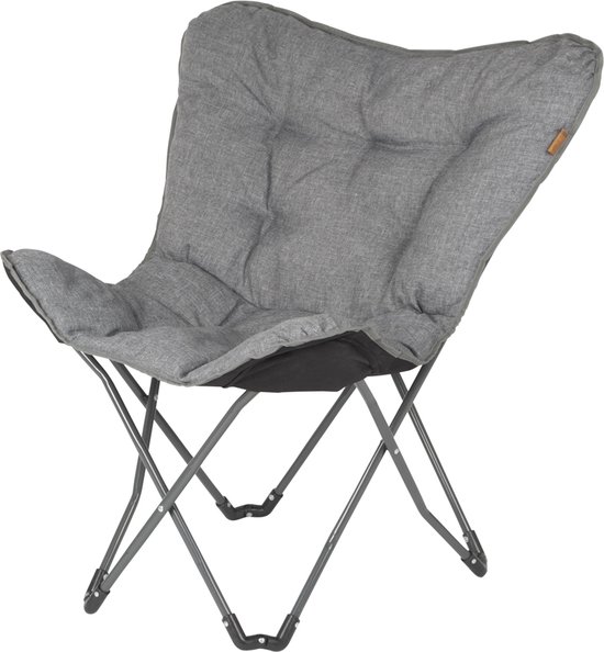 Bo-Camp - Urban Outdoor - Vlinderstoel - Redbridge - M - Oxford polyester - Grijs van Bo-Camp