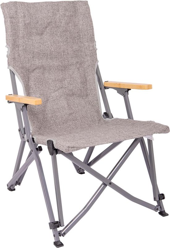 Bo-Camp - Urban Outdoor - Vouwstoel - Chelsea - Grijs van Bo-Camp
