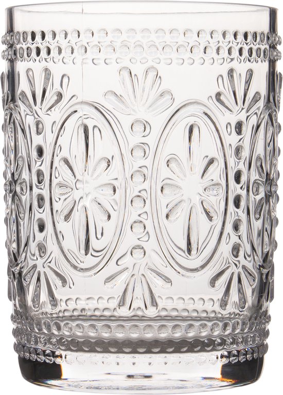 Bo-Camp - Waterglas - Sicilian - 450 ml - 4 Stuks van Bo-Camp