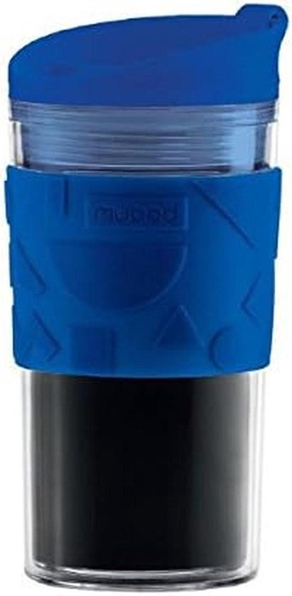 Bodum Travel Mok - Koffiebeker Reizen - Warme Dranken Meenemen - Lekvrij Ontwerp - 035 L - Blauw