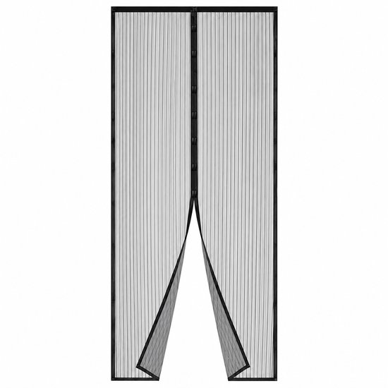 BOECK Hor voor Deur – Magnetische Deurhor – Insectenwerende Vliegengordijn Hor – Zelfsluitend – Zonder Boren – Geschikt voor Balkondeur, Tuindeur en Caravan