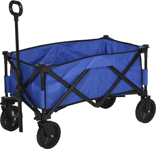 Bolderkar - Bolderkar Opvouwbaar - Bolderwagen - Blauw van Bolderkar