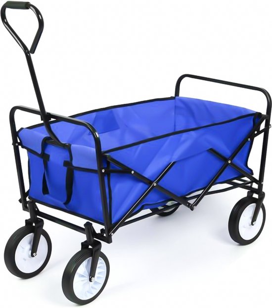 Bolderkar - Bolderkar Opvouwbaar - Bolderwagen - Bolderwagen opvouwbaar - Blauw van Bolderkar