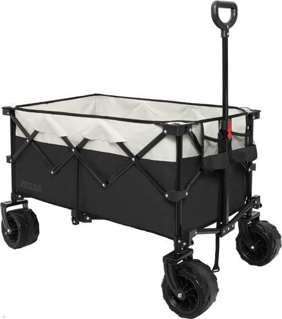 Bolderkar Opvouwbaar - Bolderwagen Luchtbanden - Bolderkarren - 100kg Draagvermogen - Opbergwagen
