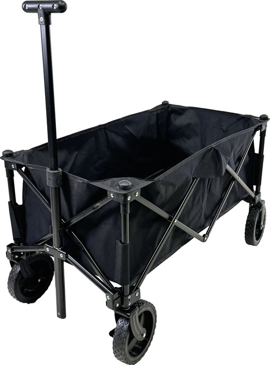 Bolderkar opvouwbaar - draaibare massieve wielen - stevig frame - 75 kg belastbaar van Bolderkar