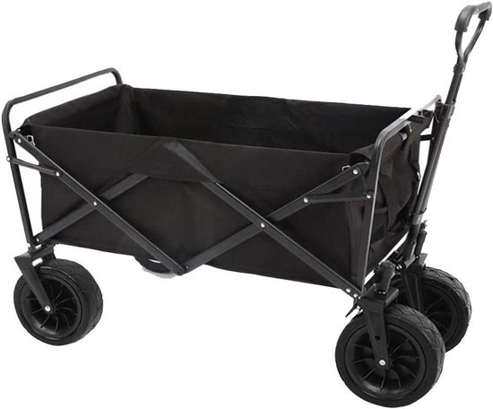 Bolderkar Opvouwbaar - Kampeerwagen Tuin - Buiten Transport - 4 Zwenkwielen - 100x50x74 cm - Stijl 1