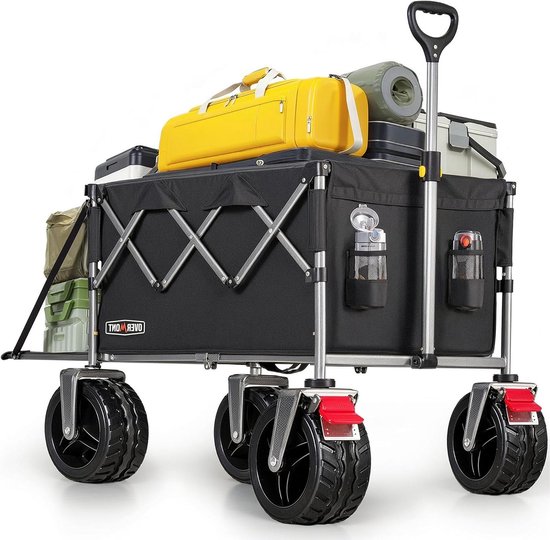 Bolderkar Opvouwbaar Luchtbanden - Strandwagen - Bolderwagen - transport hulpmiddel