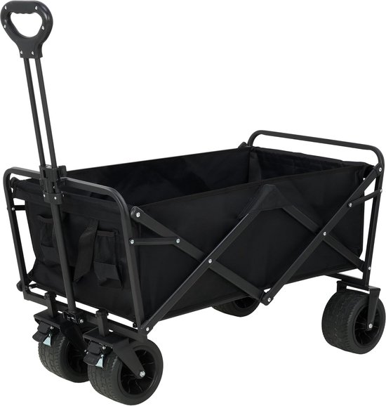 Bolderkar opvouwbaar - Stevig opvouwbaar frame - Strandwagen - Strandaccessoire van Bolderkar Opvouwbaar