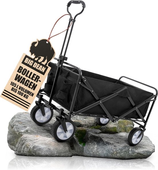 Bolderkar opvouwbaar - Stevig opvouwbaar frame - Strandwagen - Strandkar van Bolderkar Opvouwbaar