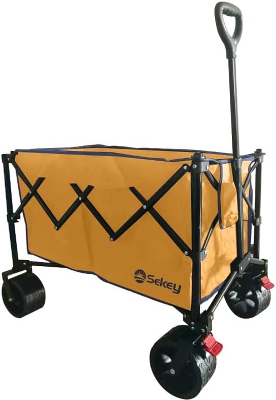 Bolderkar - Transportkar Tuin - Spullen Vervoeren - Grote Laadruimte - 87x54x103 cm van Merkloos