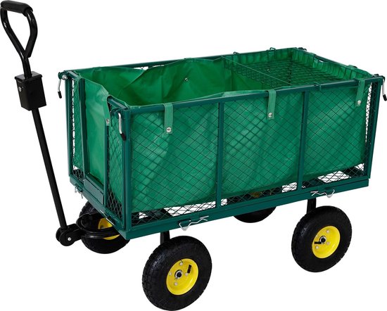 Bolderkar - Tuinwagen - Tuinkar - Bolderkar opvouwbaar - 550kg belastbaar van CE-KAR.
