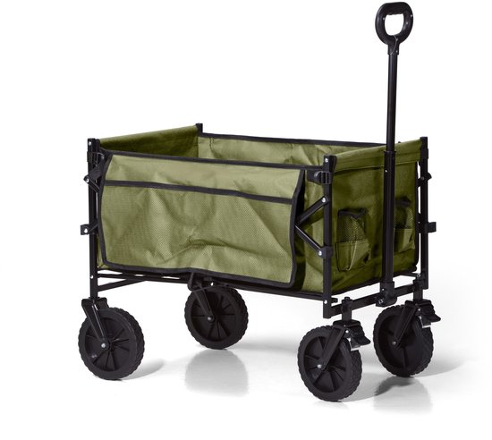 Bolderkar – XL – Opvouwbaar – 100L – Groen van Merkloos