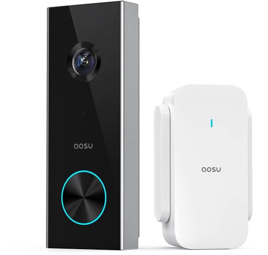 Boleen - Draadloze Video Intercom - Deurbel - Video Deurbel met Camera - Videodeurbel - Slim - Met Alexa Ondersteuning - Met AI van Boleen