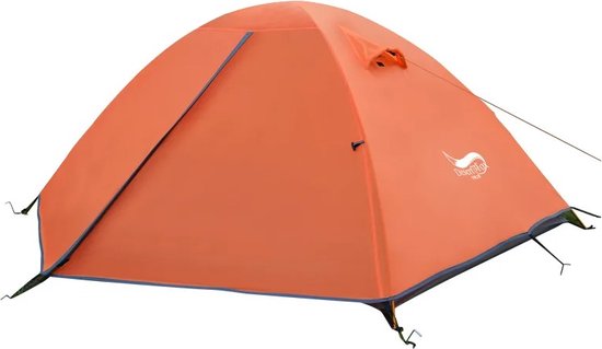Bolmans - Tenten - Campeer Tent 2 Persoon - Campeer Tent - Camper Tent - 2 Laags - Oranje van Merkloos