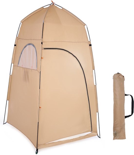 Bolture Douchetent - Toilettent - WC Tent - Douche Tent - Omkleedtent - Pop Up - Met Opbergvak - 120 x 120 x 210 cm van Merkloos