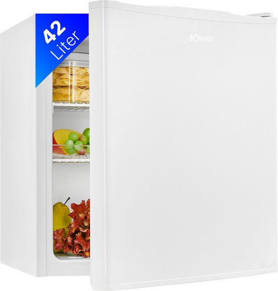 Bomann KB 7346 Mini Koelkast - Barkoelkast - 42 liter - wit van bomann