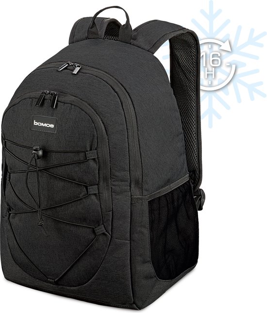 bomoe KR45 – Koelrugtas Groot Anthracite 25 liter – Koeltas Rugzak Backpack 45x19x33 cm van bomoe