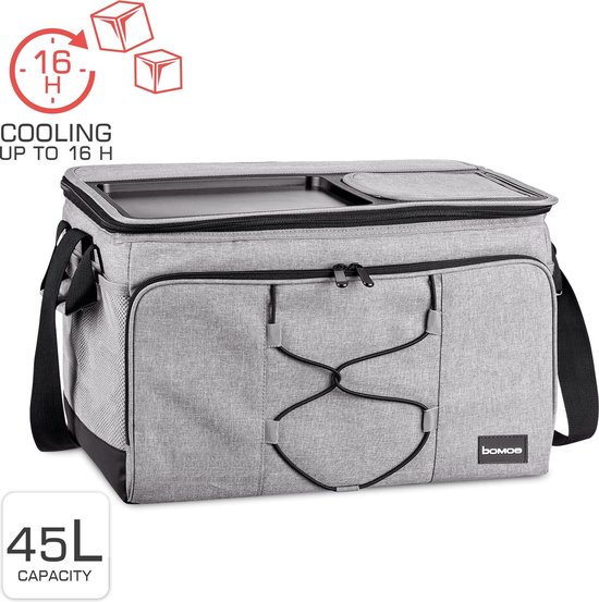 bomoe opvouwbare koeltas IceBreezer KT43 - koelbox voor onderweg - 43x32x28 cm - 45 liter  - picknicktas perfect voor barbecues of festivals van Merkloos