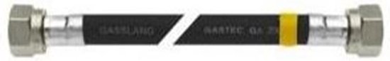 Bonfix Gasslang rubber zwart 60 CM van Bonfix