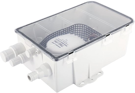 Boot Marin Douche Sump Pomp Afvoer Kit Systeem Douchepomp Systeem 12v 750 GPH Meervoudige Poort Inlaat