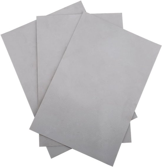 Boot Reparatie Kit - PVC Patches Set - Watersport Reparatie - Waterdicht Duurzaam Materiaal - 10 x 15 cm - Grijs van Merkloos