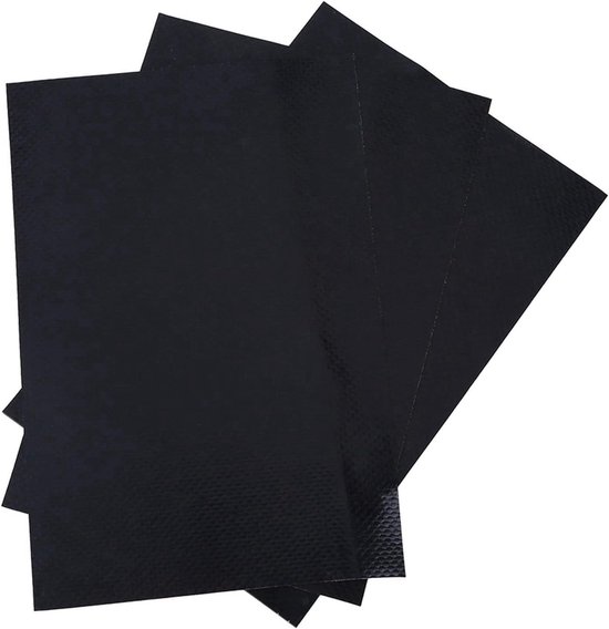 Boot reparatieset - PVC patches - Watersport onderhoud - Waterdicht en duurzaam - 3 stuks - Zwart