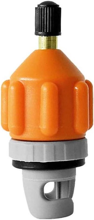 Boot Ventiel Adapter - Luchtpomp Converter - Watersport Opblazen - Hoge Druk Bestendig - 7.8 cm - Oranje