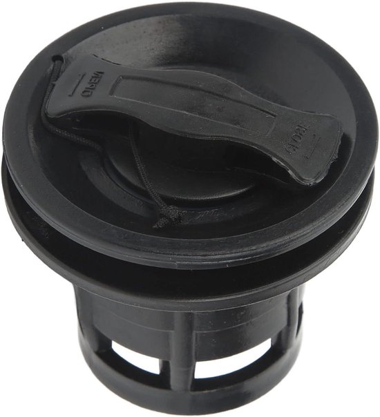 Bootluchtventiel - Vlotventiel - Watersport Reparatie - Dubbele Afdichting - 47 x 6 cm - Zwart