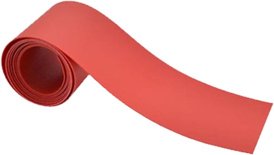 Bootreparatiepatch - Reparatieset PVC - Opblaasartikelen Herstellen - Waterdicht en Dik - 5 X 100 Cm - Rood van Merkloos
